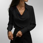 Violet | Elegant Satin Blouse