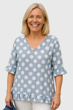 Eira | Blouse - Blue