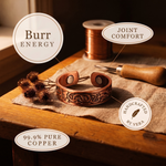 Ember's Burr Copper Ring