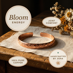 Ember's Bloom Copper Bracelet