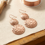 Ember's Solstice Copper Earrings