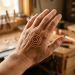 Ember's Flow Copper Hand Spiral