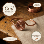 Ember's Coil Copper Anklet