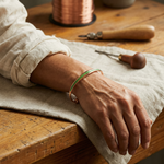 Ember's Jade Copper Bracelet