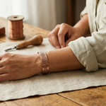 Ember's Drift Copper Bracelet