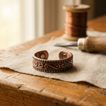 Ember's Fern Copper Ring