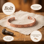 Ember's Bolt Copper Bracelet