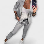 Vionne | Elegant Set Of Top, Jacket, And Pants