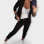 Vionne | Elegant Set Of Top, Jacket, And Pants