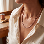 Ember's Cedar Copper Necklace