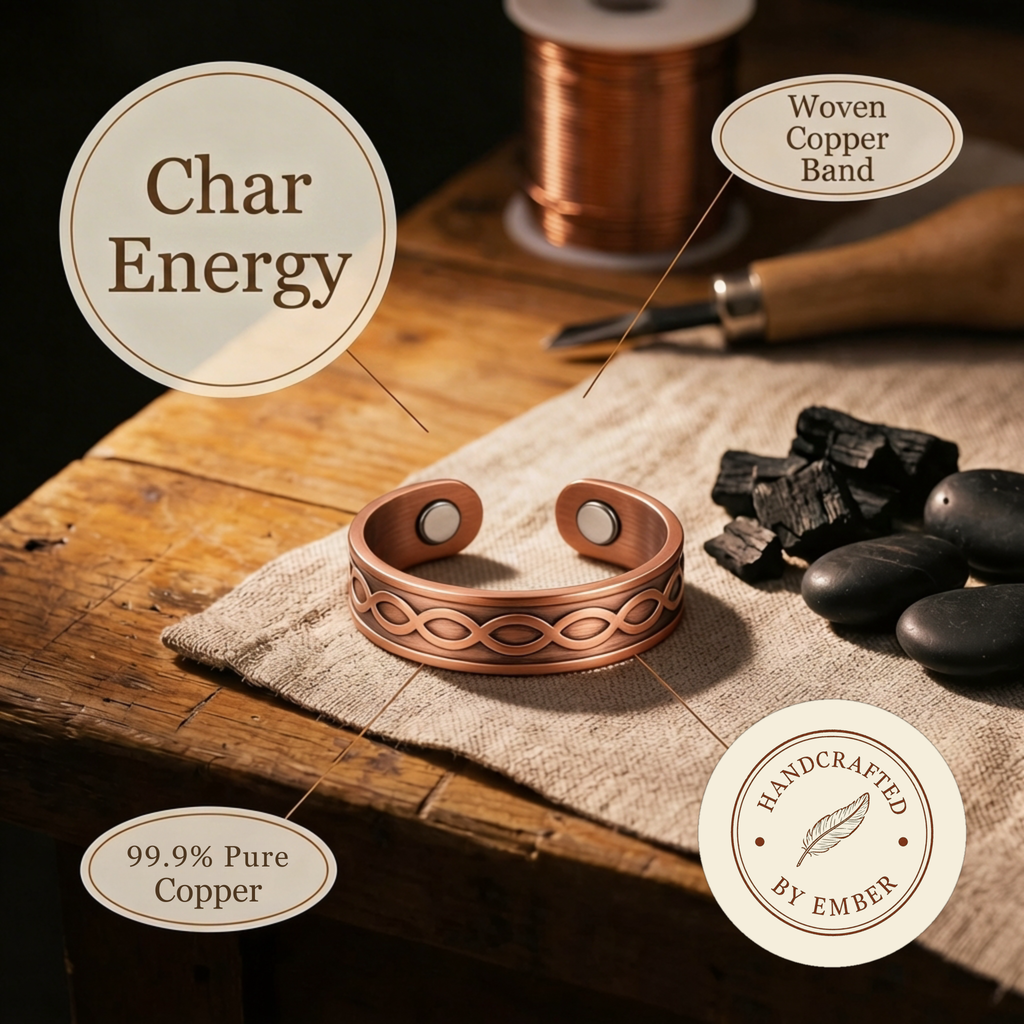 Ember's Char Copper Ring