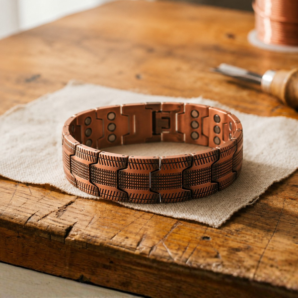 Ember's Crag Copper Bracelet