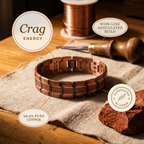 Ember's Crag Copper Bracelet