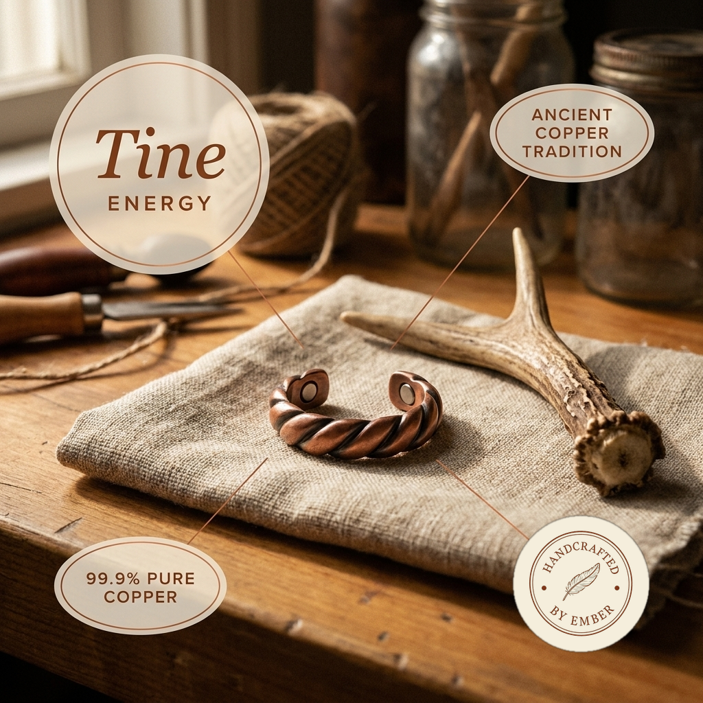 Ember's Tine Copper Ring