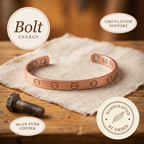 Ember's Bolt Copper Bracelet