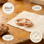 Ember's Marl Copper Earrings