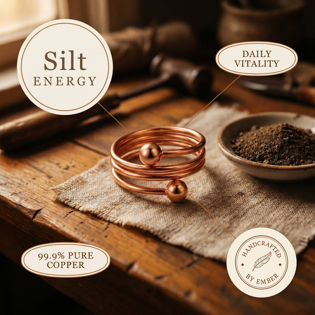 Ember's Silt Copper Ring