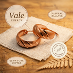 Ember's Vale Copper Earrings