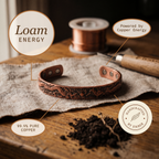 Ember's Loam Copper Bracelet