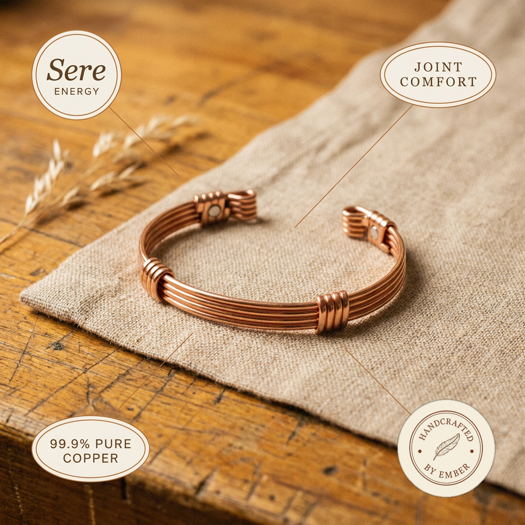 Ember's Sere Copper Bracelet
