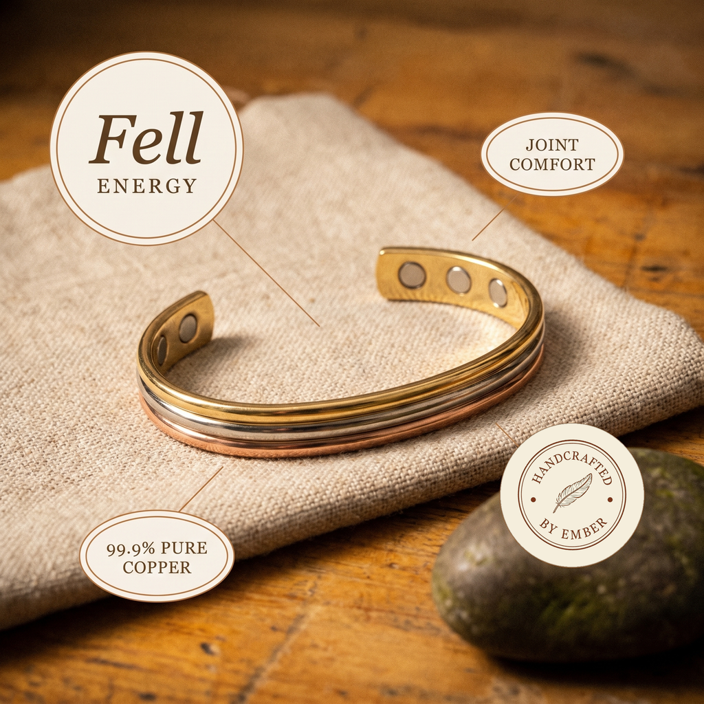 Ember's Fell Copper Bracelet