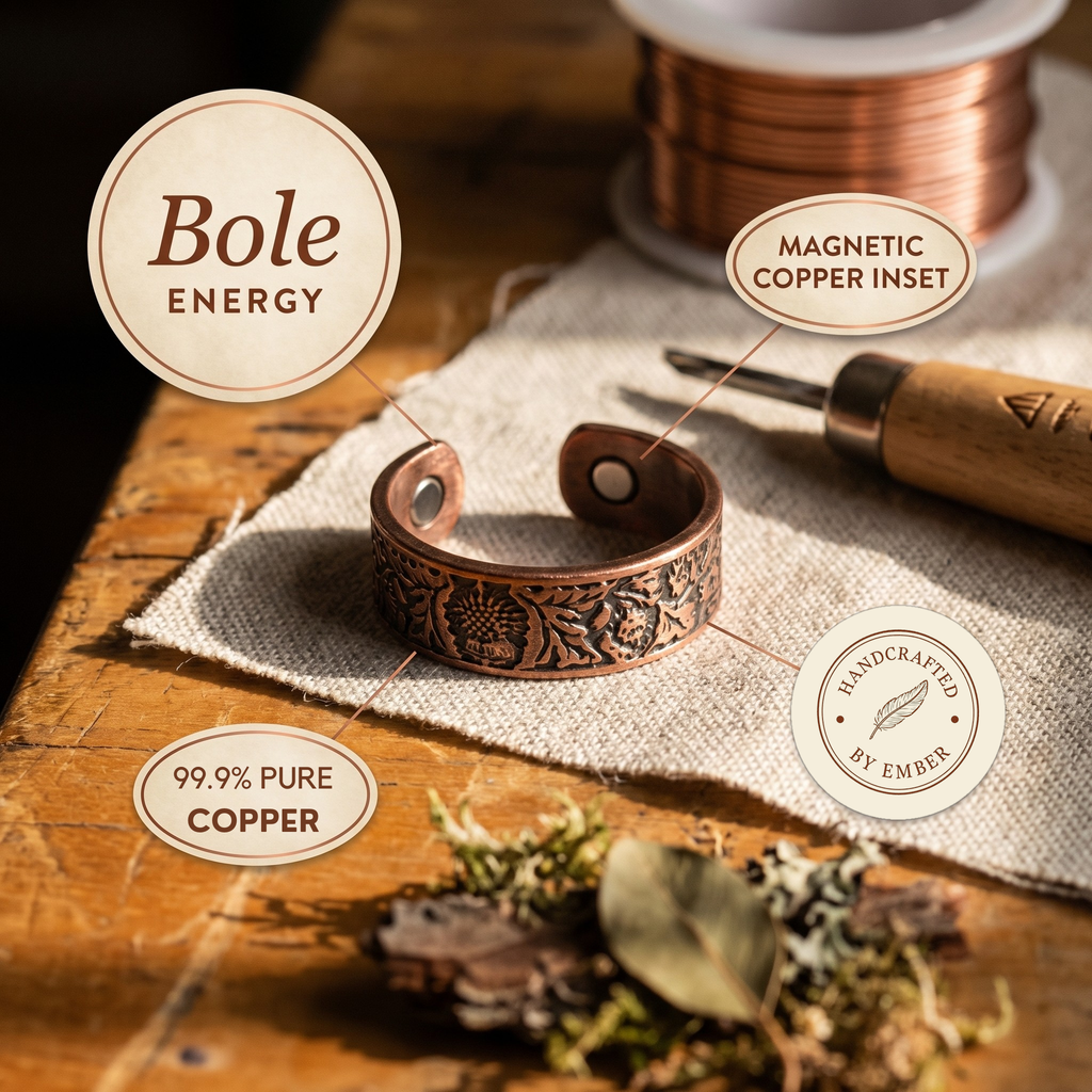 Ember's Bole Copper Ring