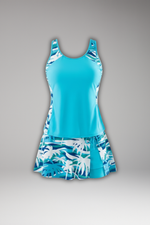 Ava | Women’s Racerback Tankini Set with Skirt