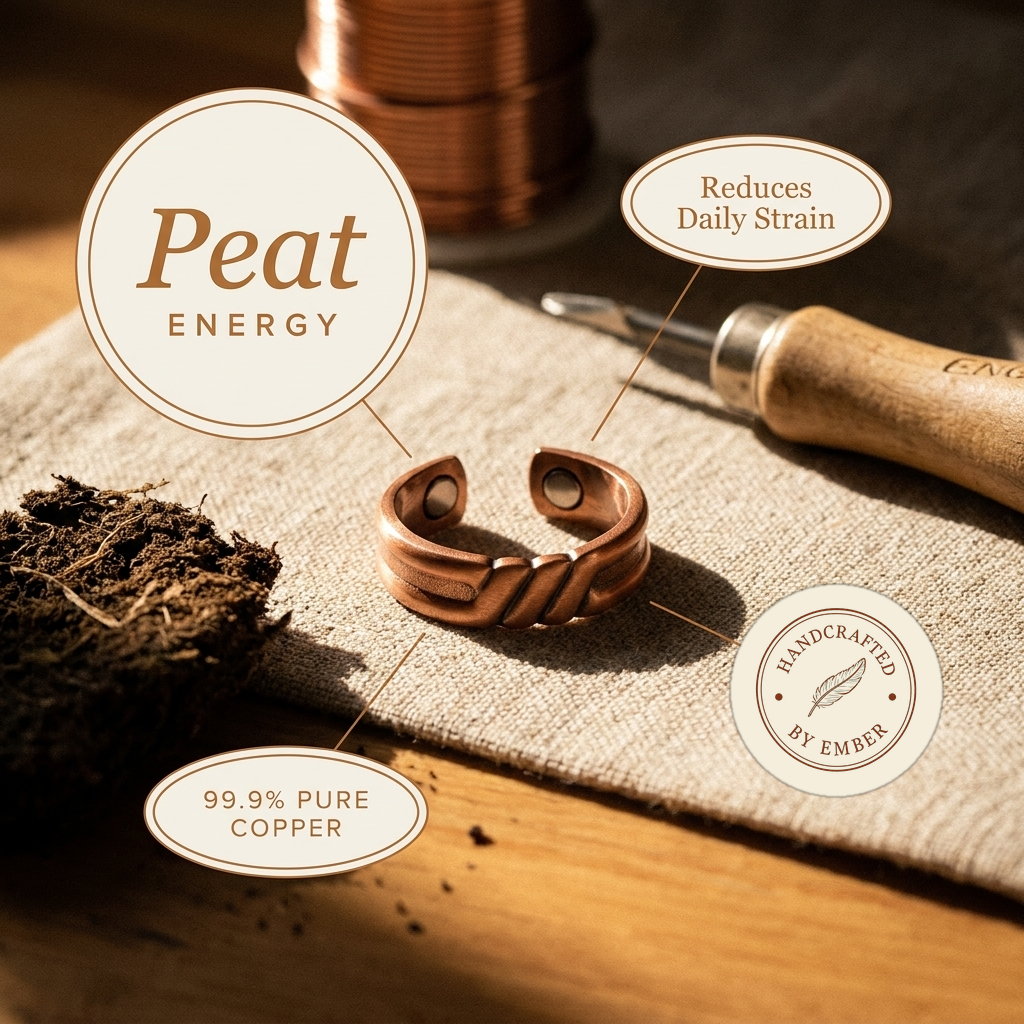 Ember's Peat Copper Ring