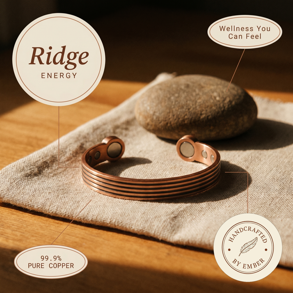 Ember's Ridge Copper Bracelet