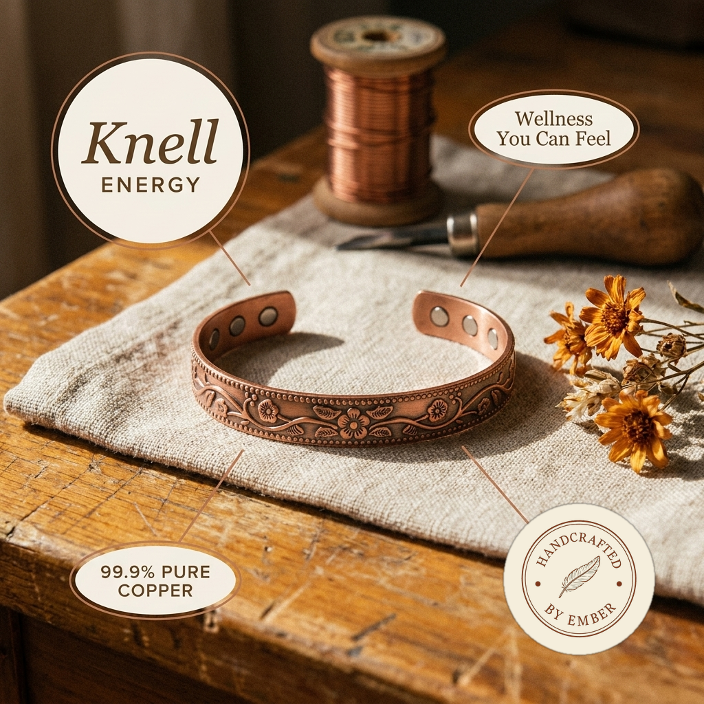 Ember's Knell Copper Bracelet