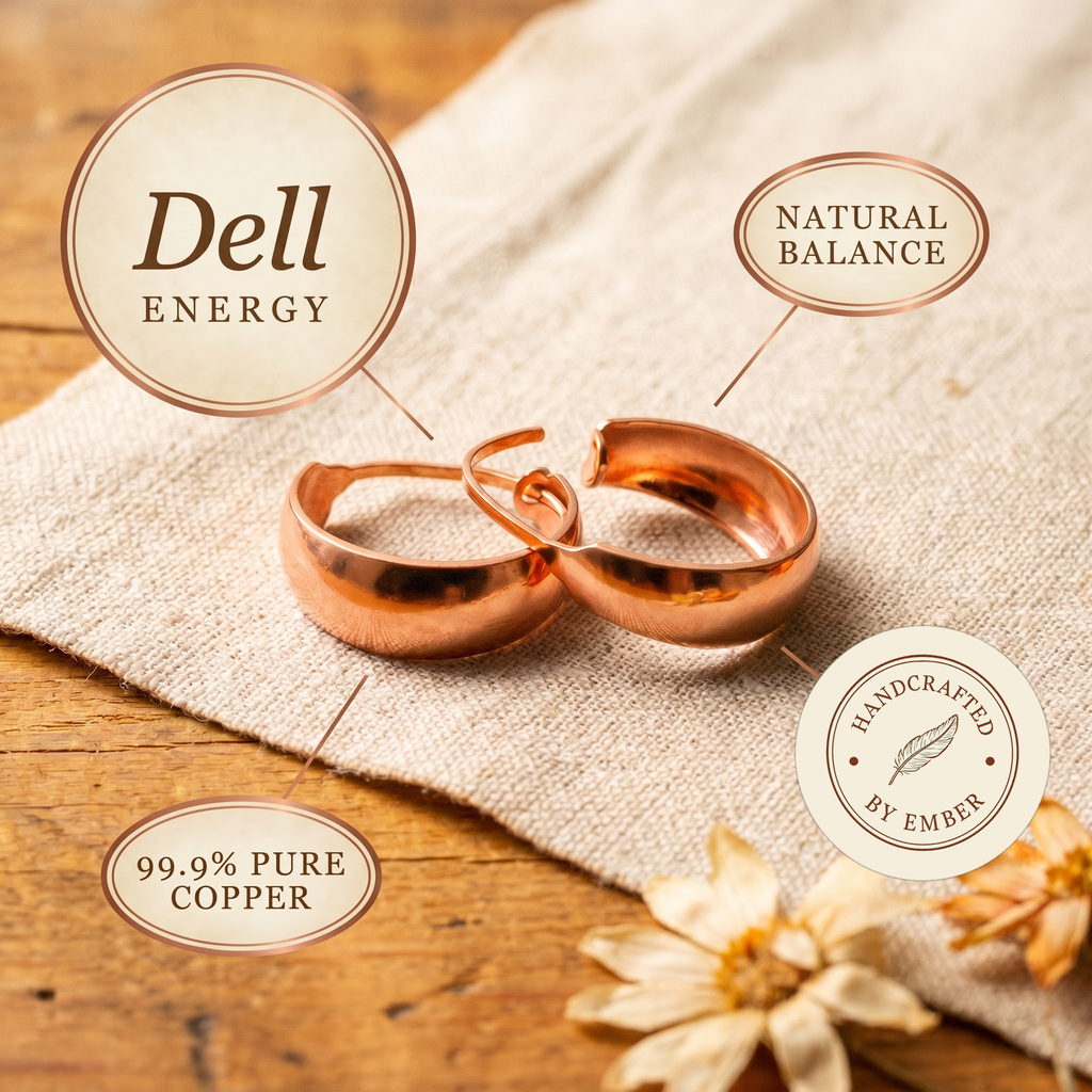 Ember's Dell Copper Earrings