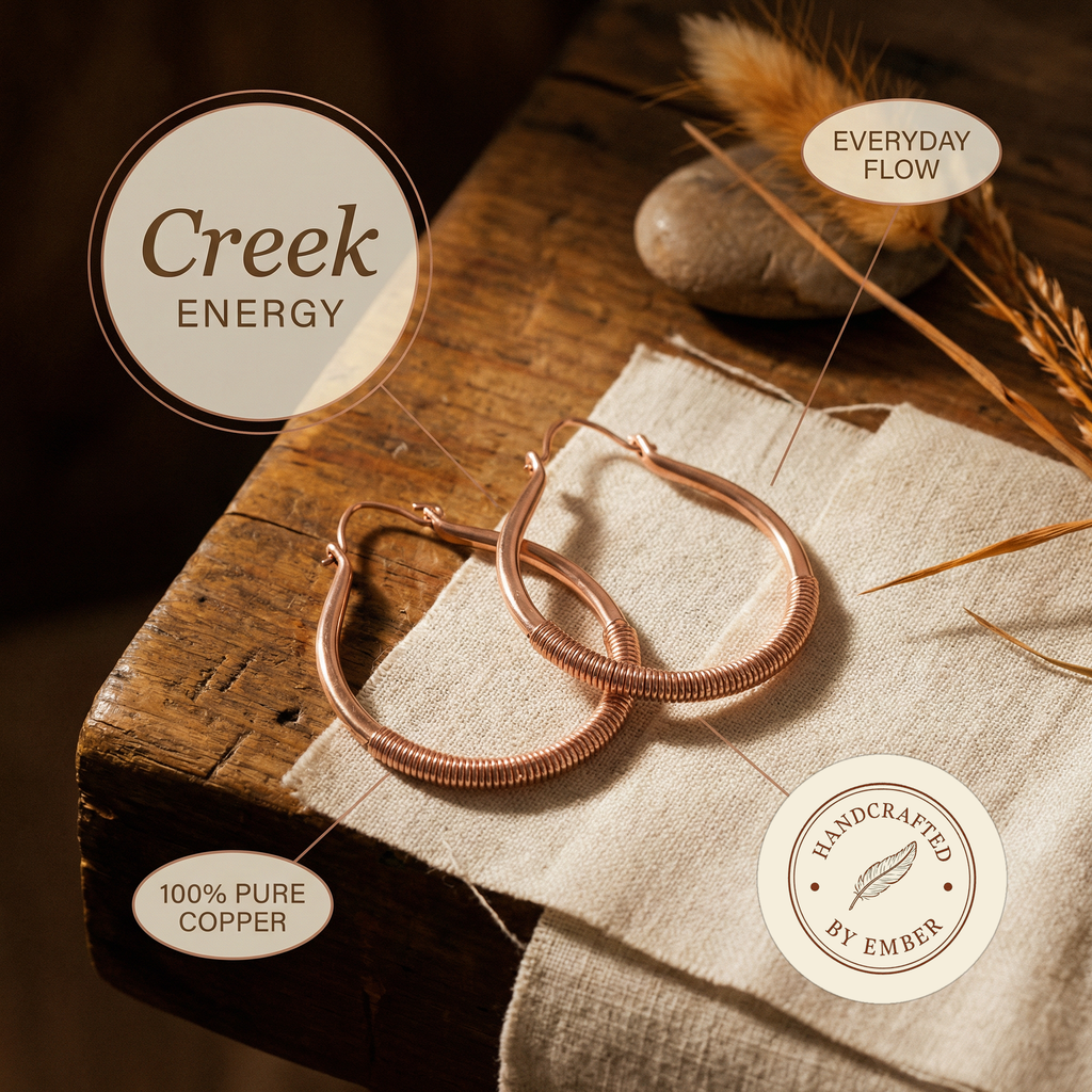 Ember's Creek Copper Earrings