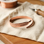 Ember's Root Copper Bracelet