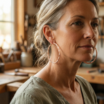Ember's Willow Copper Earrings
