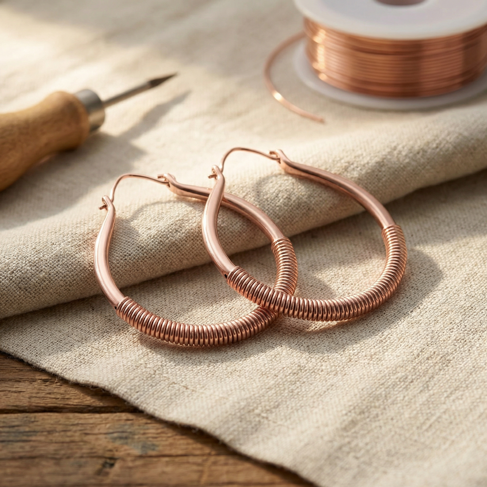 Ember's Creek Copper Earrings