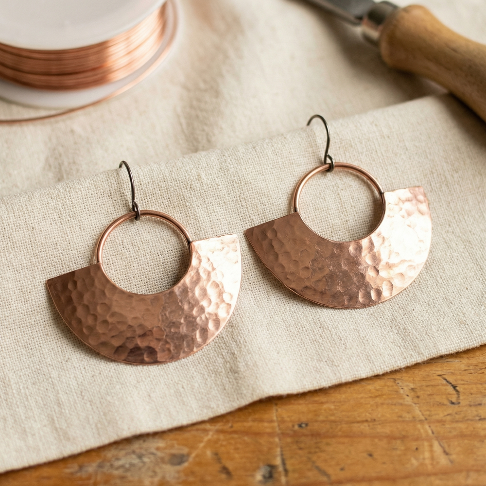 Ember's Sol Copper Earrings