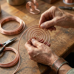 Ember's Flow Copper Hand Spiral