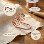Ember's Flow Copper Hand Spiral