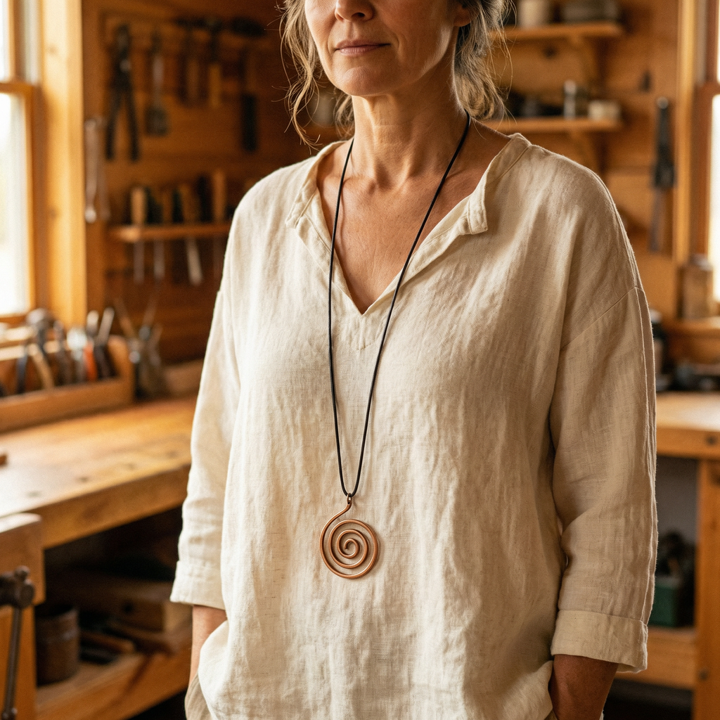 Ember's Mesa Copper Necklace