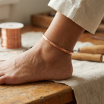 Ember's Sand Copper Anklet