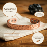 Ember's Lodestone Copper Bracelet