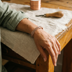 Ember's Wave Copper Bracelet