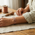 Ember's Drift Copper Bracelet