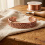 Ember's Drift Copper Bracelet