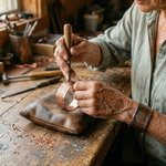Ember's Drift Copper Bracelet