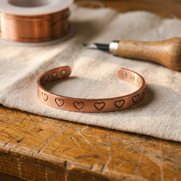 Ember's Hearth Copper Bracelet