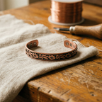 Ember's Vine Copper Bracelet