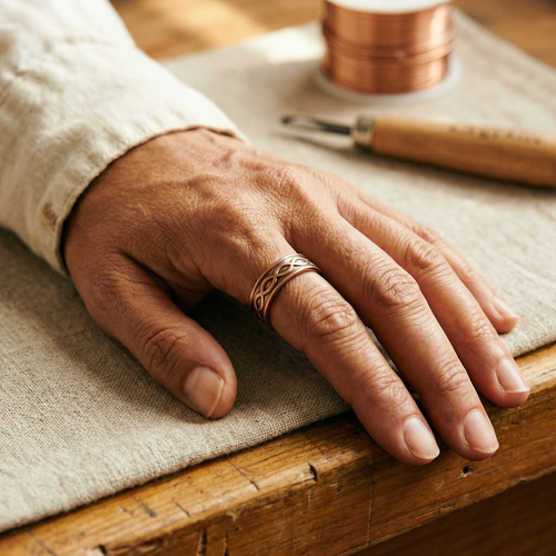 Ember's Char Copper Ring