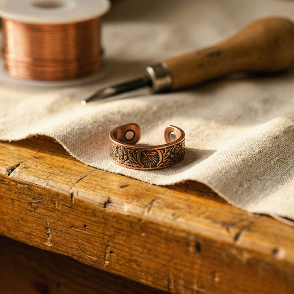 Ember's Bole Copper Ring