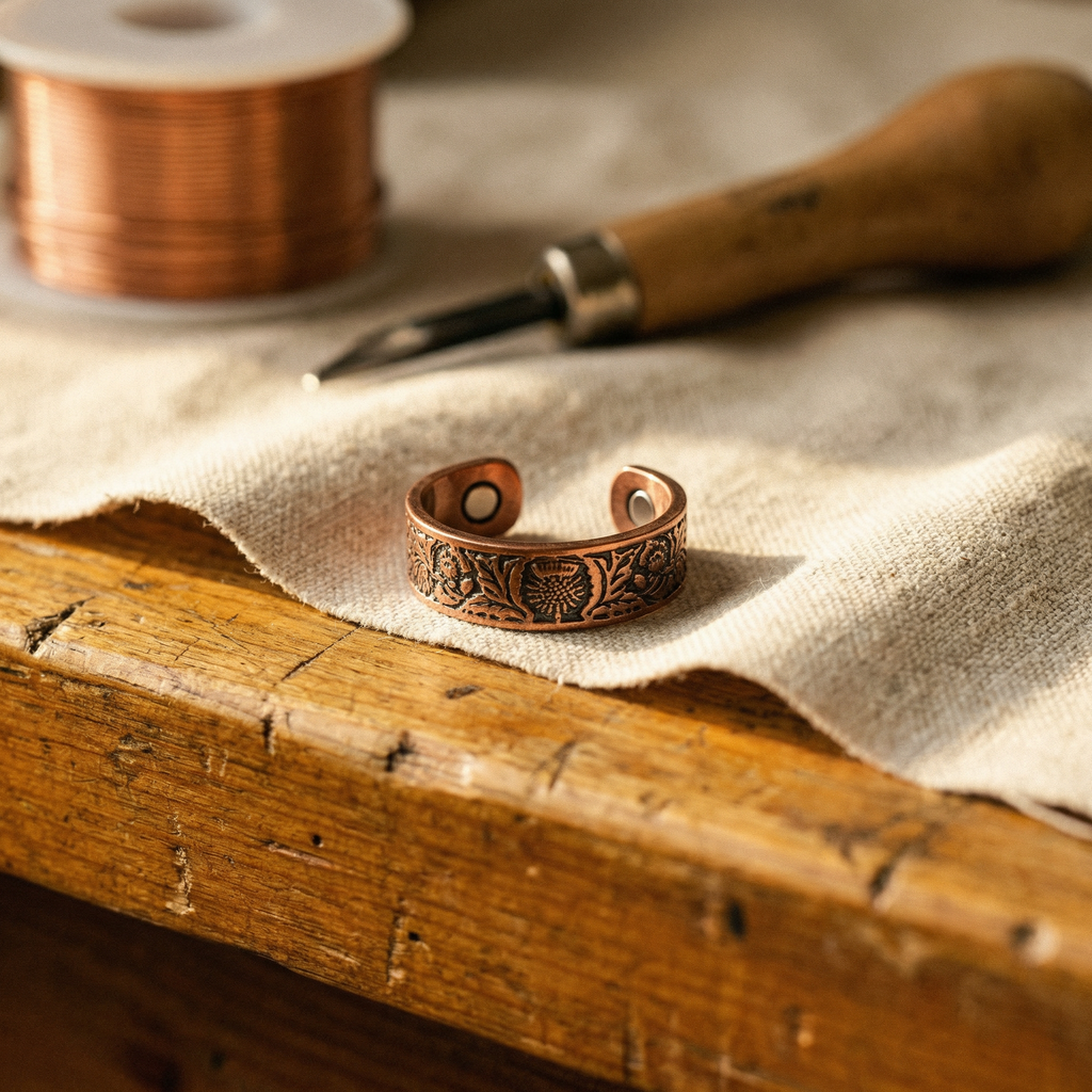 Ember's Bole Copper Ring